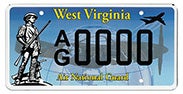 Air National Guard license plate