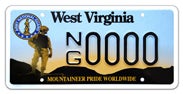 Army National Guard license plate