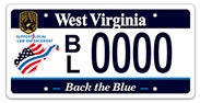Back the Blue Wounded in the Line of Duty or Surviving Spouse