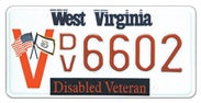 Disabled Veterans license plate