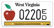 Educator license plate