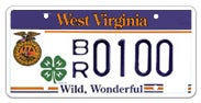 FFA - 4H license plate