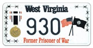 Former Prisoner of War license plate