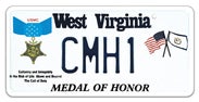 Medal of Honor license plate
