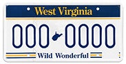 Standard license plate