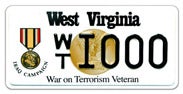 War on Terrorism - Iraq license plate